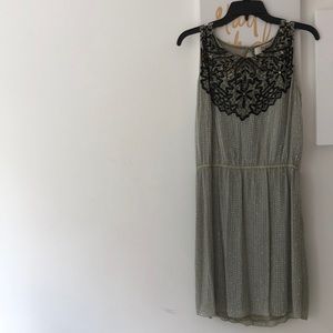 Badgley Mischka Seafoam Green Beaded Dress